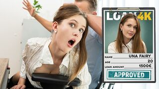 Bad girl Una Fairy ukarany przez kierownika kredytu
