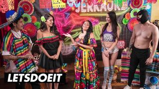 Sophia Leone i Natalia Nix w gorącej orgii