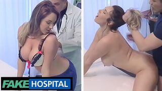 Wielka brytyjska mamuśki uwodzi czeskiego lekarza w szpitalu - fałszywy szpital