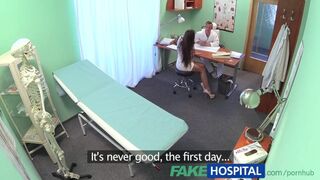 Młody lekarz kurwa sexy nowa pielęgniarka w szpitalu