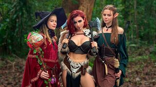 World Porno d & d - Sweetie Fox, Diana Rider i arina Fox przygoda seksualna