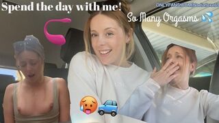 Dzień orgazmu vlog - dołącz do mnie na cały dzień zwykłej zabawy bujnej, z momentami za nim i dużo wytrysk!