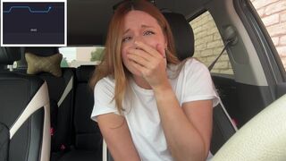 Breast- ssanie piersi fast-food stop z czerwoną pisklętą z niekończącymi się wibracjami