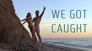 Publiczne pieprzenie na plaży - mają nas!