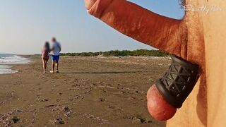 Publiczna plaża anal palcówka i dymanie kurwa cipki