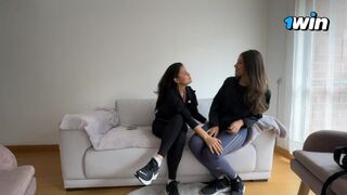 Czynsz z lesbijskim seksem dla mojej współlokatorki