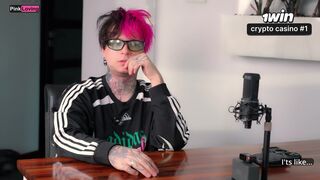 Nastolatek Amatorskie cipki Kurwa w różowy studio