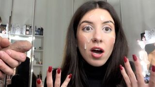Nastolatek dziwka i ulicy sperma chodzić w futro futro płaszcz