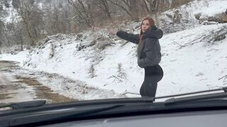 Argentyna to dama, która rucha nieznajomego na drodze