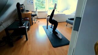 Nastoletnia dziewczyna od fitness-u ostro go zerżnęła