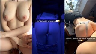 Brudne bzykanie studentek w wyborze snapchat na ekranie 3