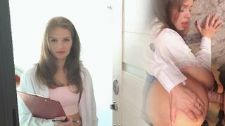 Badanie społeczne skończyło się w mojej cipce z obciąganiem i kutasem! (Część 1)