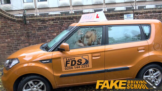 Fake Driving School - czerwona debelle milf zostaje zerżnięta