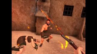 Justinplays szorstki fuck w nomad vr arena