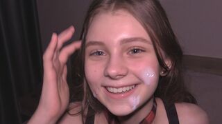 Teen bitch used as a fucking tank