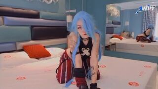 Najgorsza Amber kai cosplay kompilacja z nastolatek dmuchanie