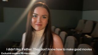 Pierwszy casting duży-dupa brunetka z naturalne cycki na aparat