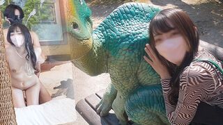 Dziki Zoo randka z amatorem, wielkie piersi piękno i twarde Kurwa japoński styl