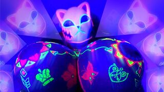 Lilykati niesamowite hentai piersi-kurwa wyzwanie z neon kosmicznych piersi