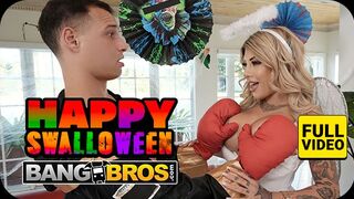 Sieć BANGBROS sexy Milfje Wild ssać Mostohafia Ogromny Dick przed Halloween