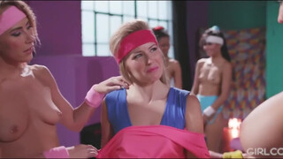 GIRLCORE - Trening aerobiku zamienia się w orgię