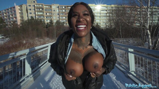 Public Agent - Josy Black, czarna laska z ogromnymi cyckami