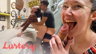 Cute amatorzy kurwa w garażu dziki