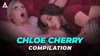 Chuda blondynka Chloe Cherry lesbijski wybór z ogniste trójki