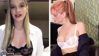 Kenna James i Serene Siren masują się daleko w kwarantannie